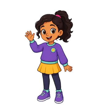 Luna, a CyberKinder character
